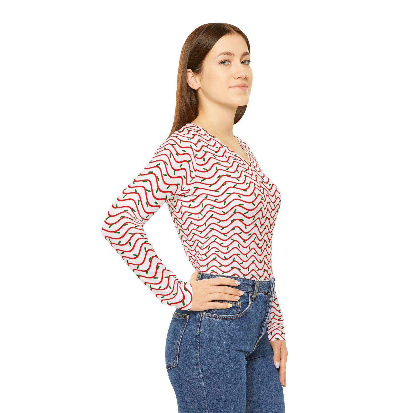 Little Debbie Christmas Tree Women's Long Sleeve Shirt