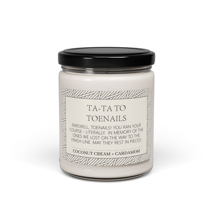Ta-Ta to Toenails - Scented Soy Candle, 9oz