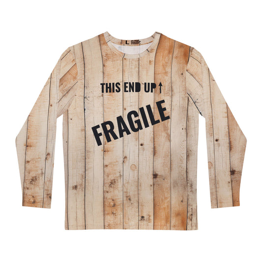 A Christmas Story Leg Lamp Crate Fragile Men's Long Sleeve