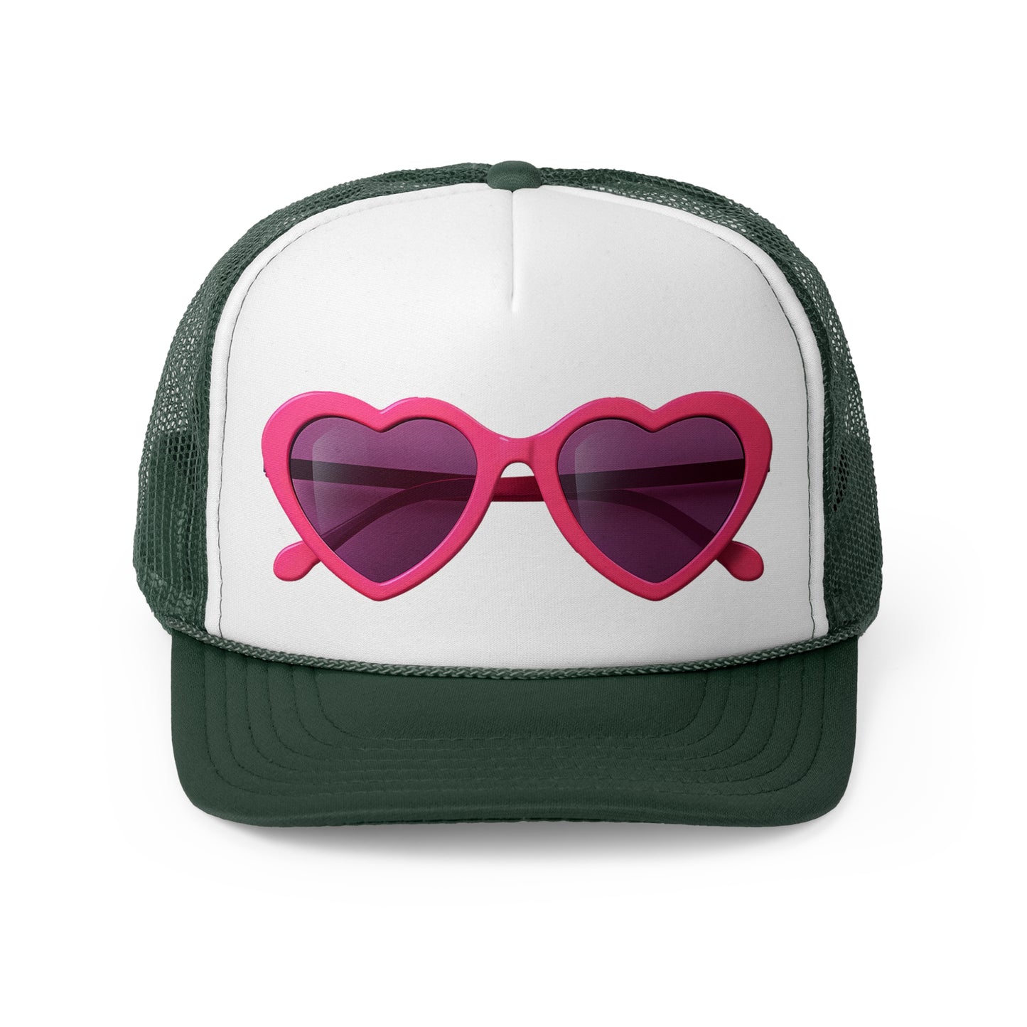 Pink Heart Barbie Sunglasses Trucker Hat