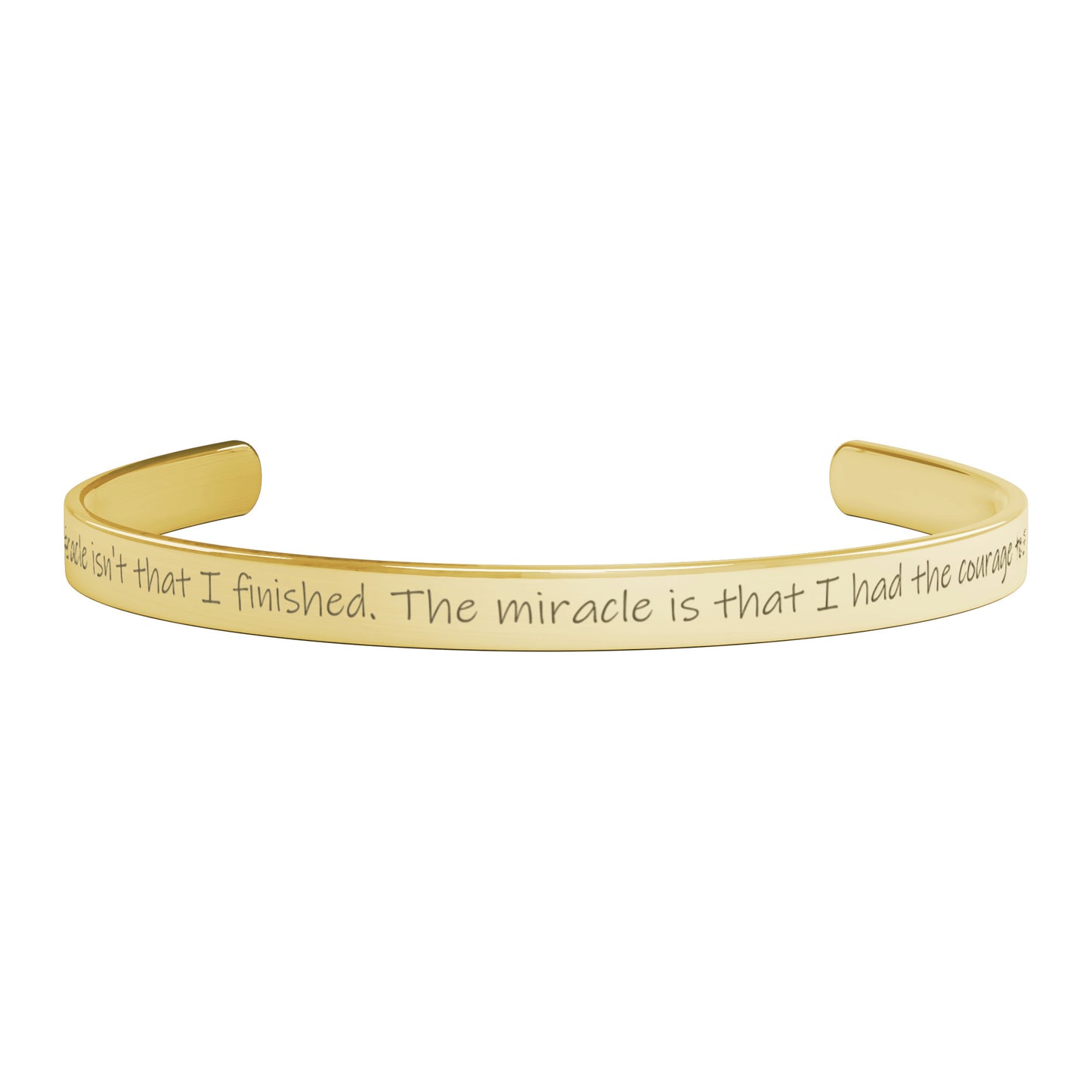 13.1 Courage to Start Cuff Bracelet
