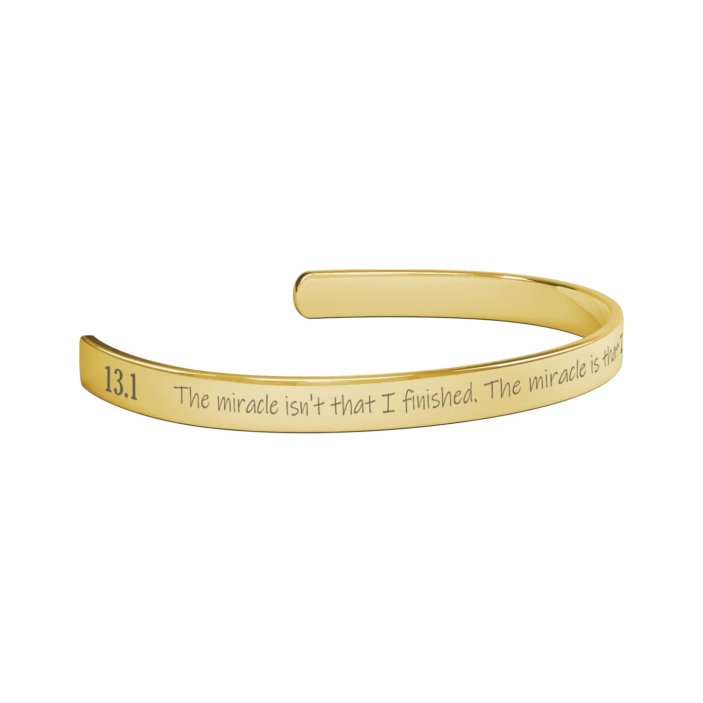 13.1 Courage to Start Cuff Bracelet