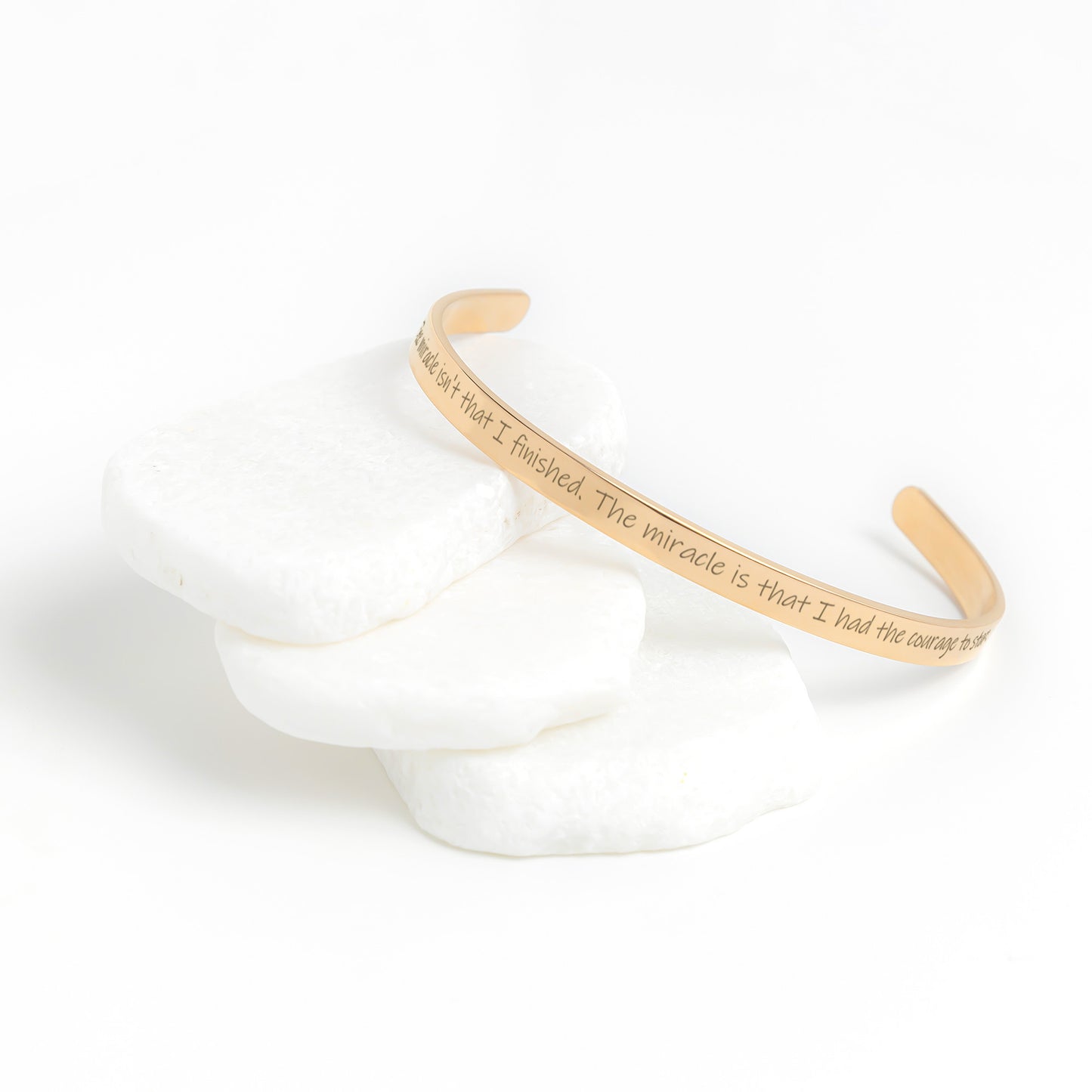 13.1 Courage to Start Cuff Bracelet