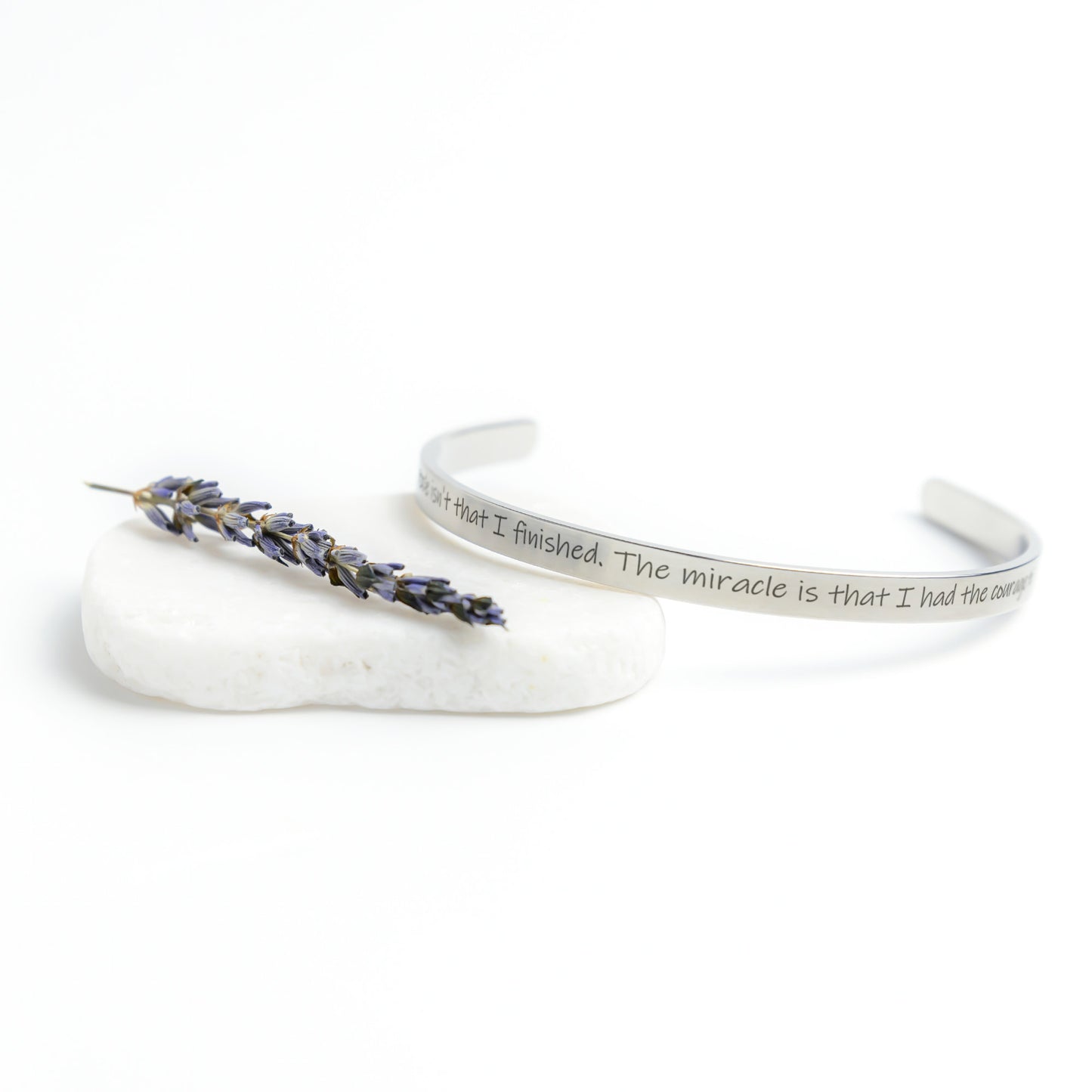 13.1 Courage to Start Cuff Bracelet