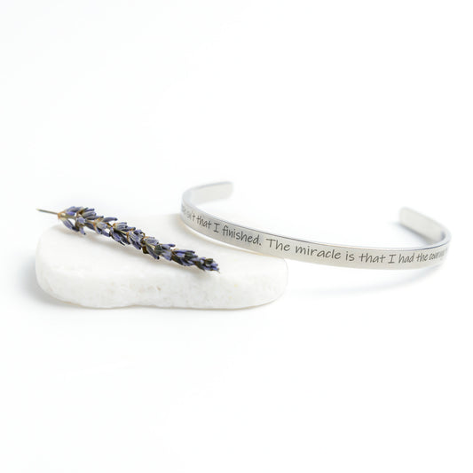 13.1 Courage to Start Cuff Bracelet