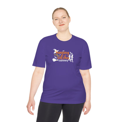 Running With My Witches  Unisex Moisture Wicking Tee