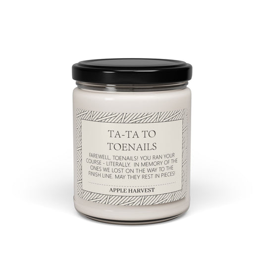 Ta-Ta to Toenails - Scented Soy Candle, 9oz