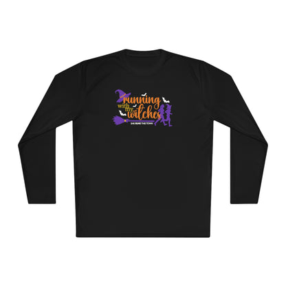Running with my Witches Unisex Lightweight Long Sleeve Tee