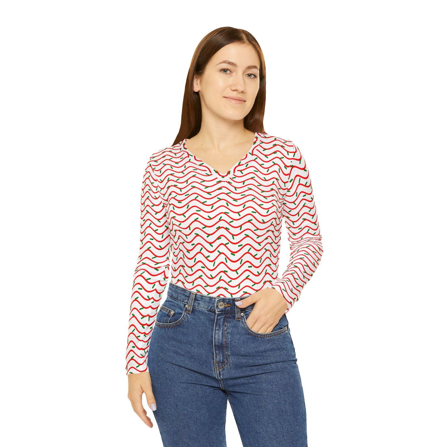 Little Debbie Christmas Tree Women's Long Sleeve Shirt