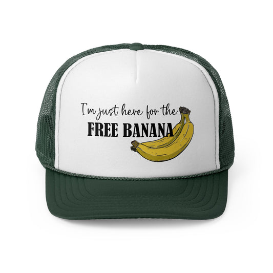 Free Banana Runner Trucker Caps