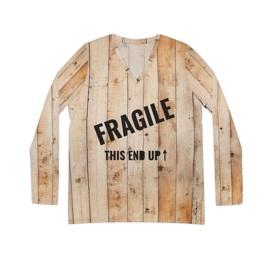 A Christmas Story Leg Lamp Crate Fragile Women's Long Sleeve