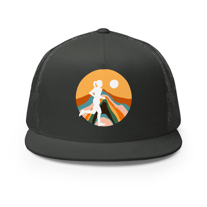 Chasing the Sun Printed Trucker Cap