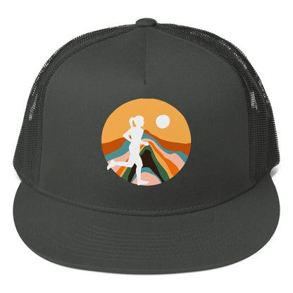 Chasing the Sun Printed Trucker Cap
