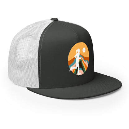 Chasing the Sun Printed Trucker Cap