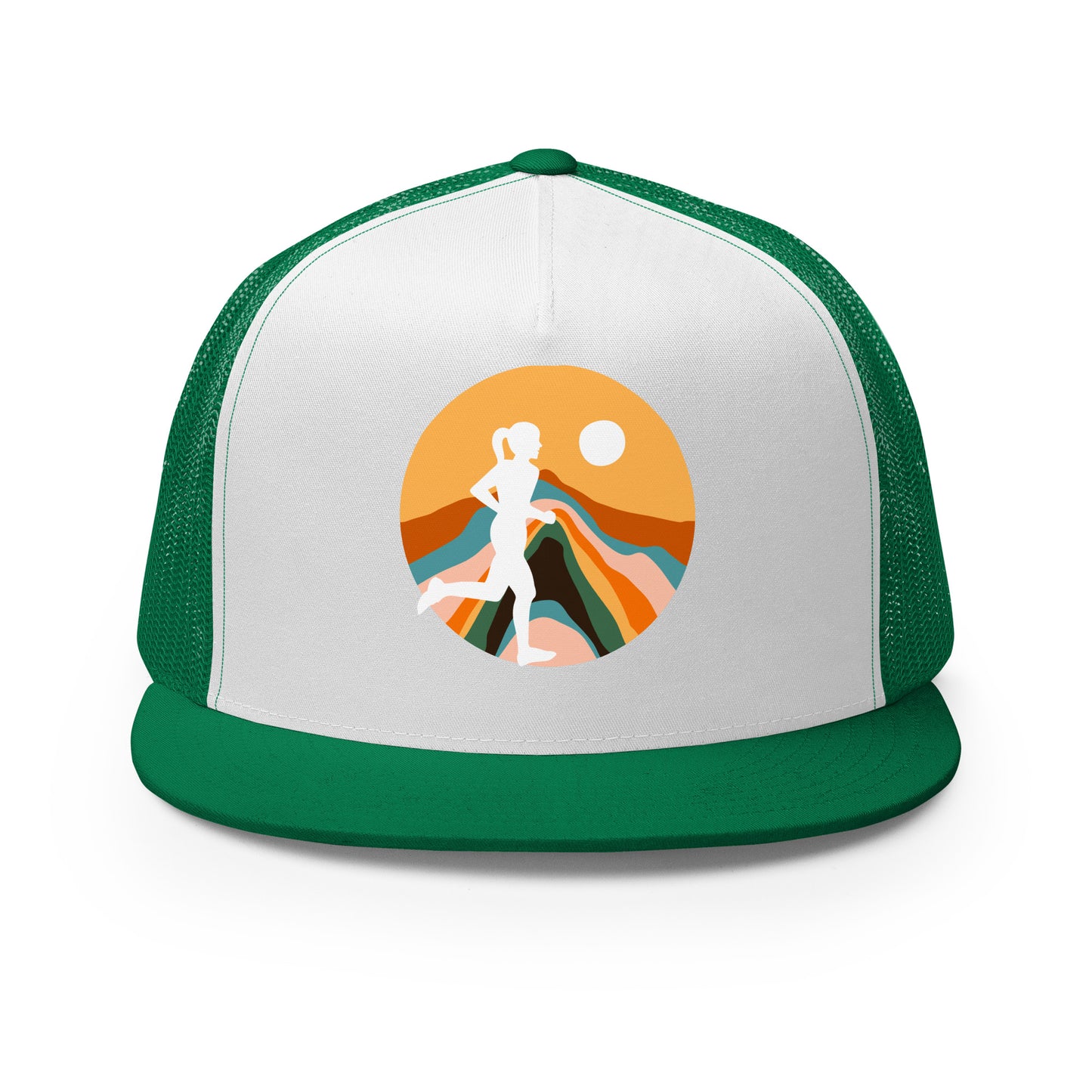 Chasing the Sun Printed Trucker Cap
