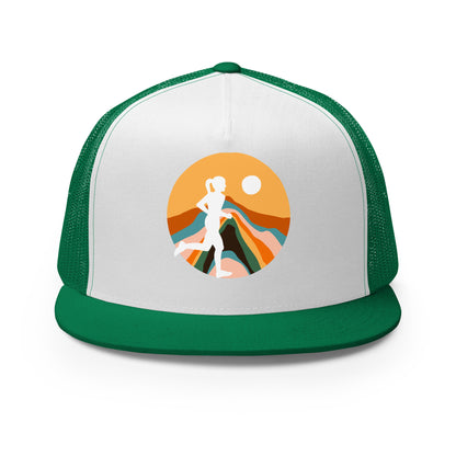 Chasing the Sun Printed Trucker Cap