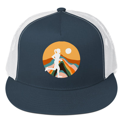 Chasing the Sun Printed Trucker Cap
