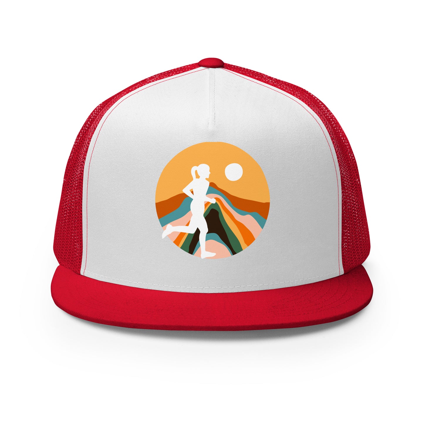 Chasing the Sun Printed Trucker Cap
