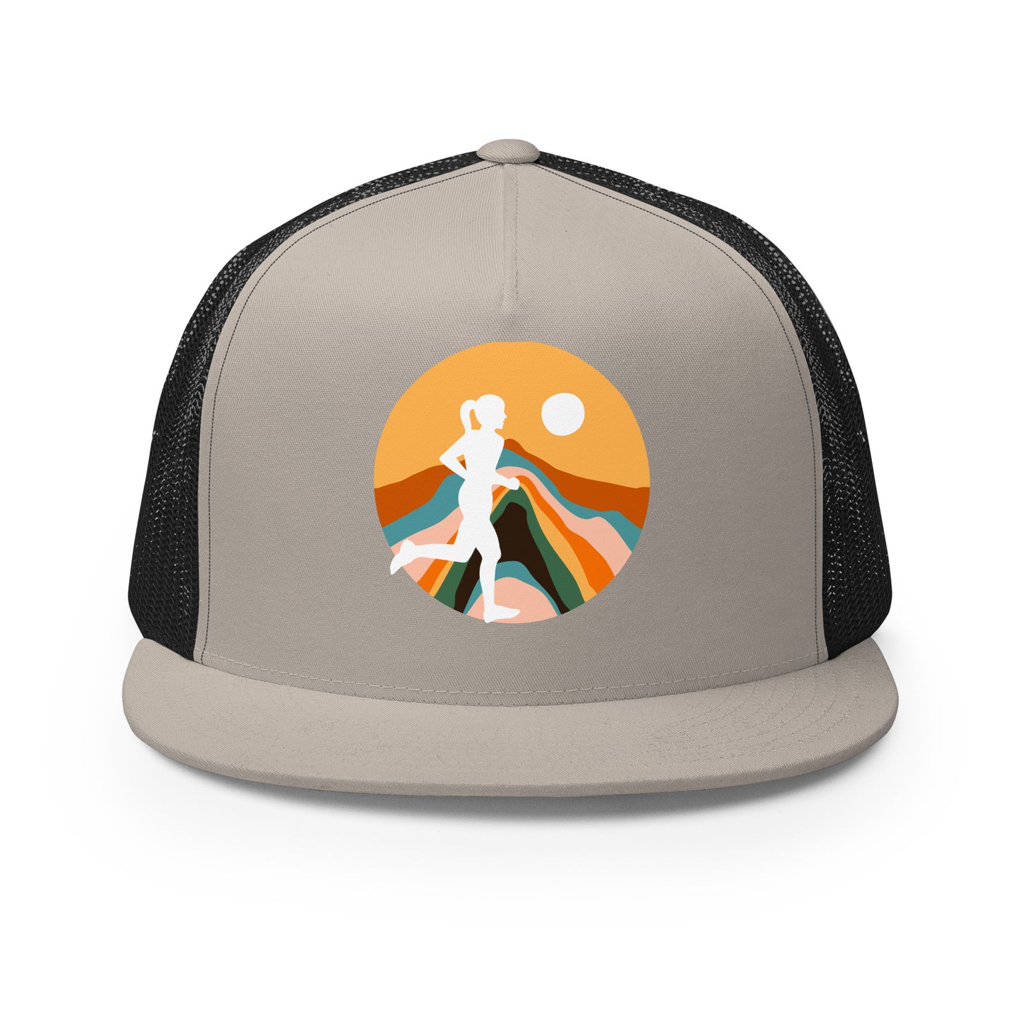 Chasing the Sun Printed Trucker Cap