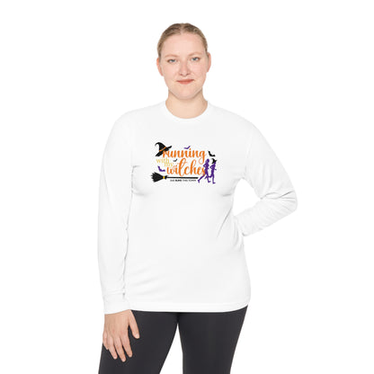 Running with my Witches Unisex Lightweight Long Sleeve Tee