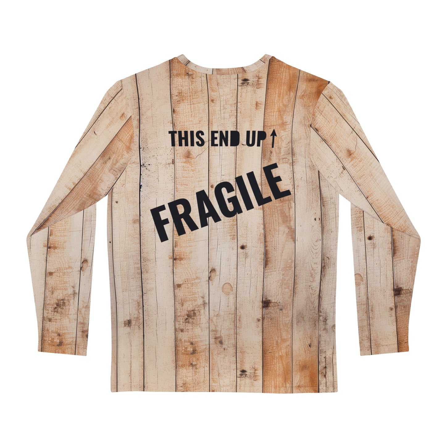 A Christmas Story Leg Lamp Crate Fragile Men's Long Sleeve