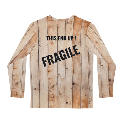 A Christmas Story Leg Lamp Crate Fragile Men's Long Sleeve