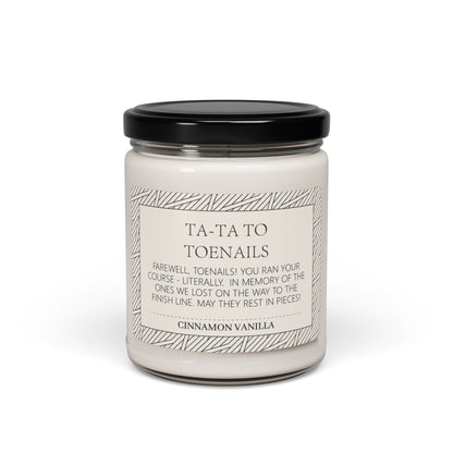 Ta-Ta to Toenails - Scented Soy Candle, 9oz