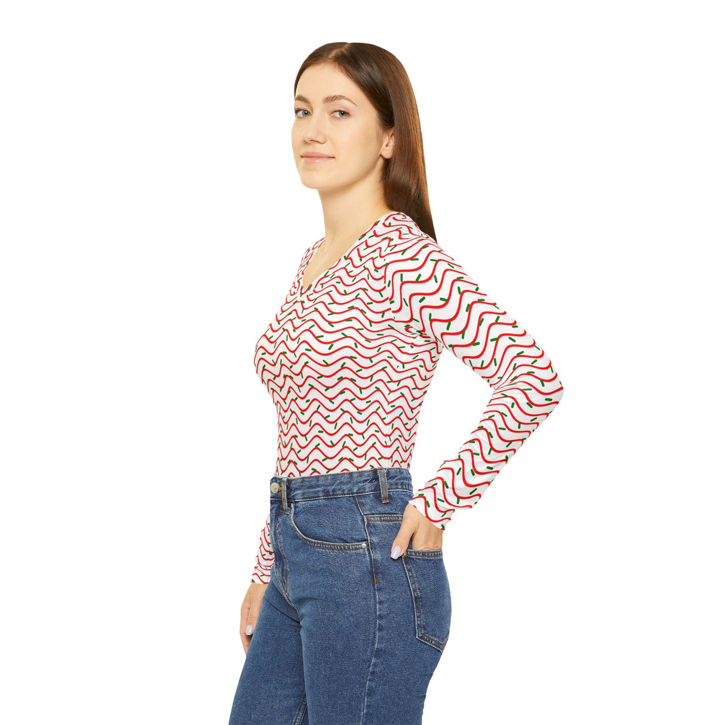 Little Debbie Christmas Tree Women's Long Sleeve Shirt