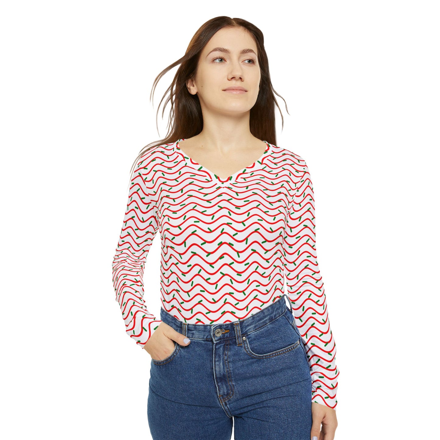 Little Debbie Christmas Tree Women's Long Sleeve Shirt