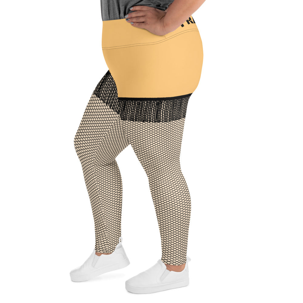 A Christmas Story Leg Lamp Costume Plus Size Leggings