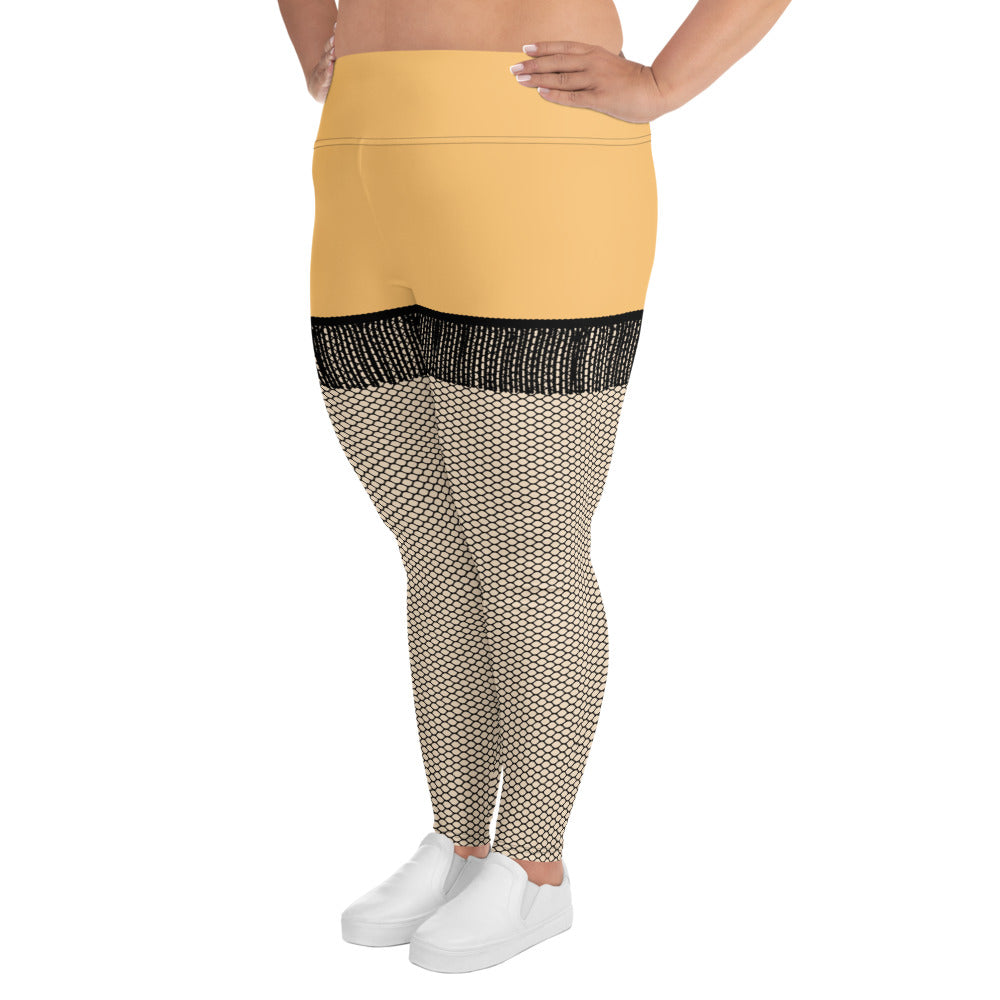 A Christmas Story Leg Lamp Costume Plus Size Leggings