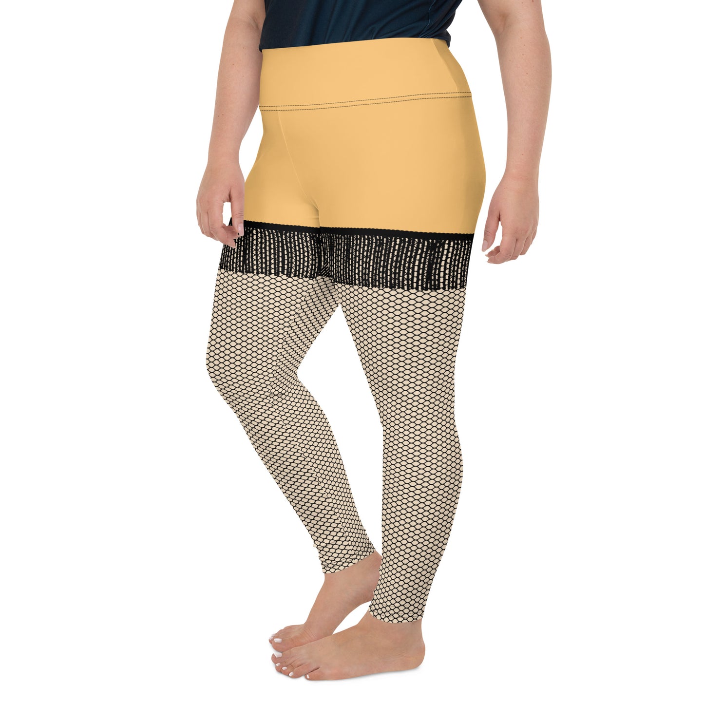 A Christmas Story Leg Lamp Costume Plus Size Leggings