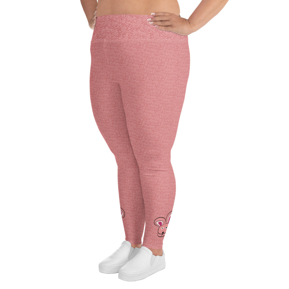 Light pink plus size leggings hotsell