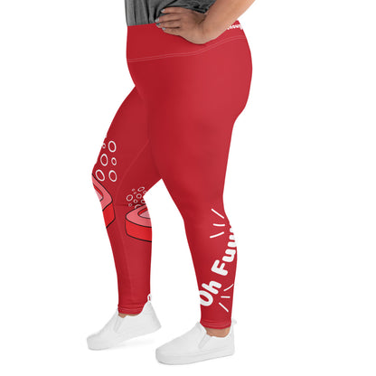 A Christmas Story "Oh Fudge" Costume Plus Size Leggings