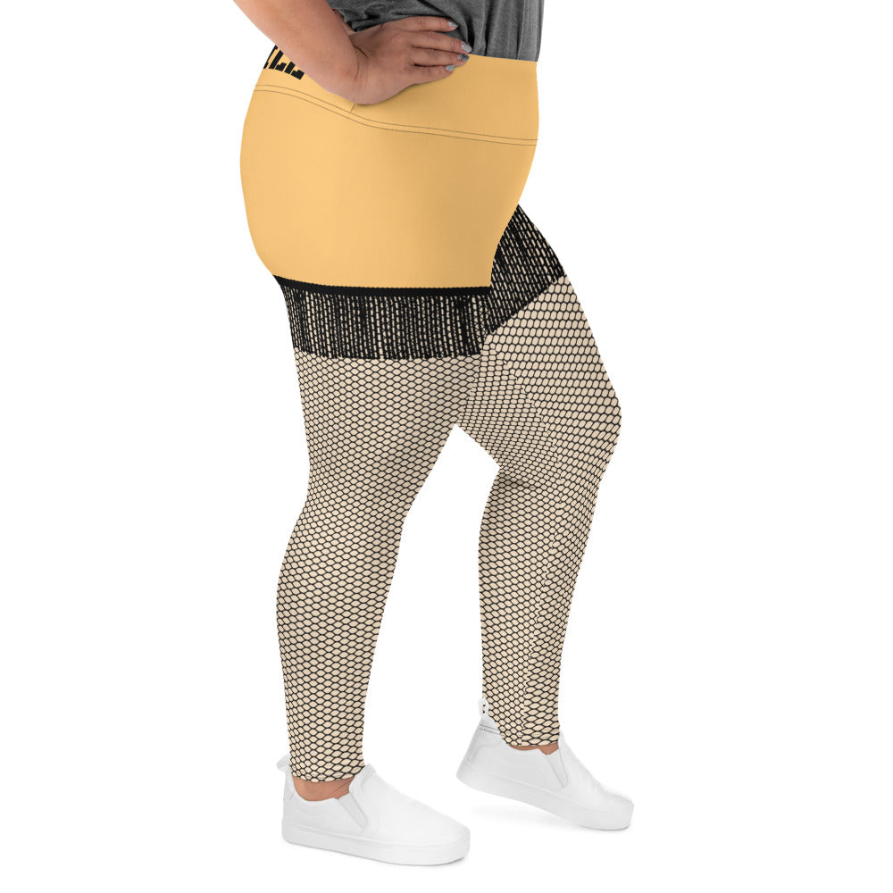 A Christmas Story Leg Lamp Costume Plus Size Leggings