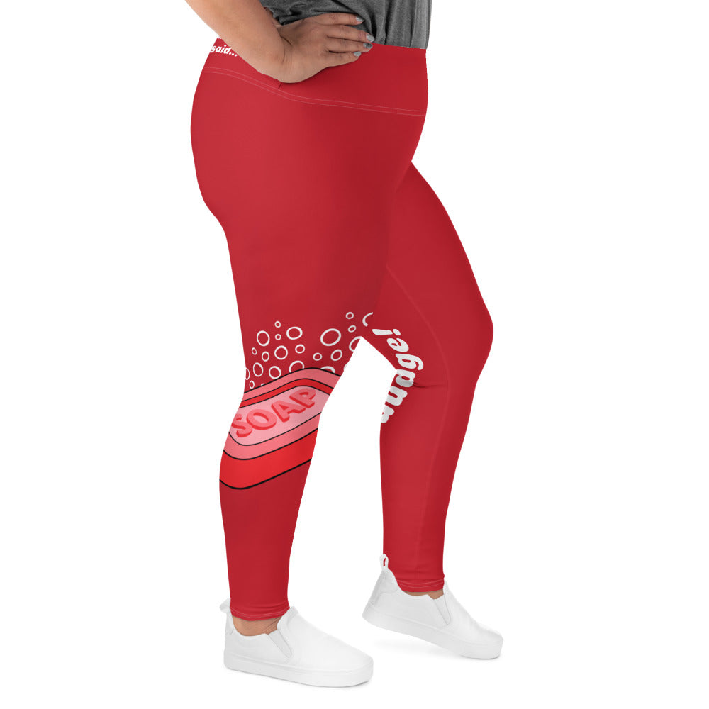 A Christmas Story "Oh Fudge" Costume Plus Size Leggings