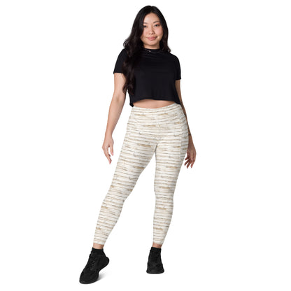 Mummy Wrapped Leggings with Pockets