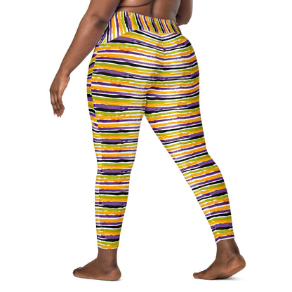 Gravedigger Stripe Leggings with pockets