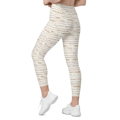 Mummy Wrapped Leggings with Pockets