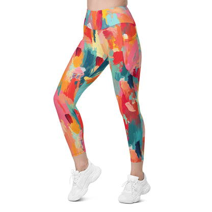 Brush of Luck Leggings with Pockets