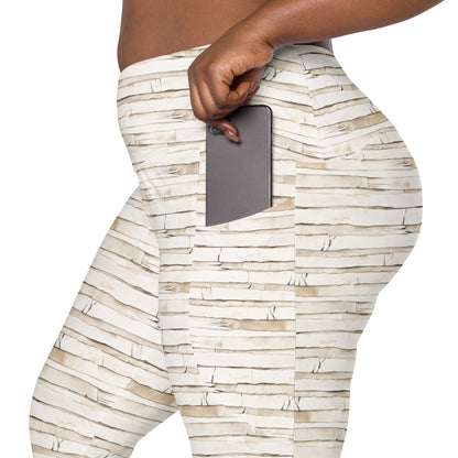 Mummy Wrapped Leggings with Pockets