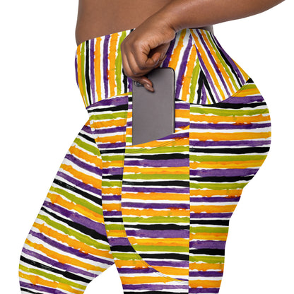 Gravedigger Stripe Leggings with pockets