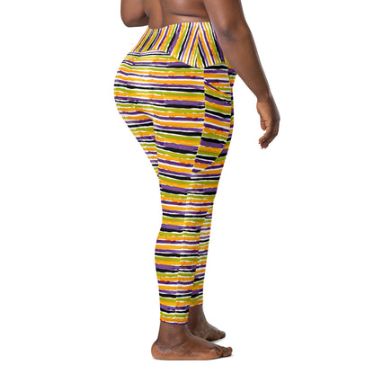 Gravedigger Stripe Leggings with pockets