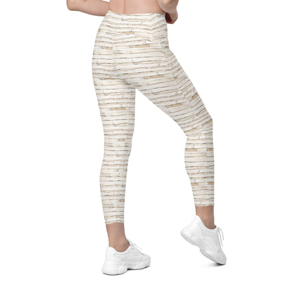 Mummy Wrapped Leggings with Pockets