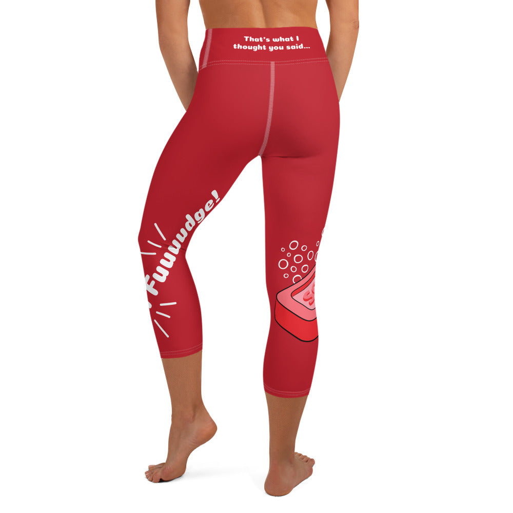 A Christmas Story "Oh Fudge" Capri Leggings