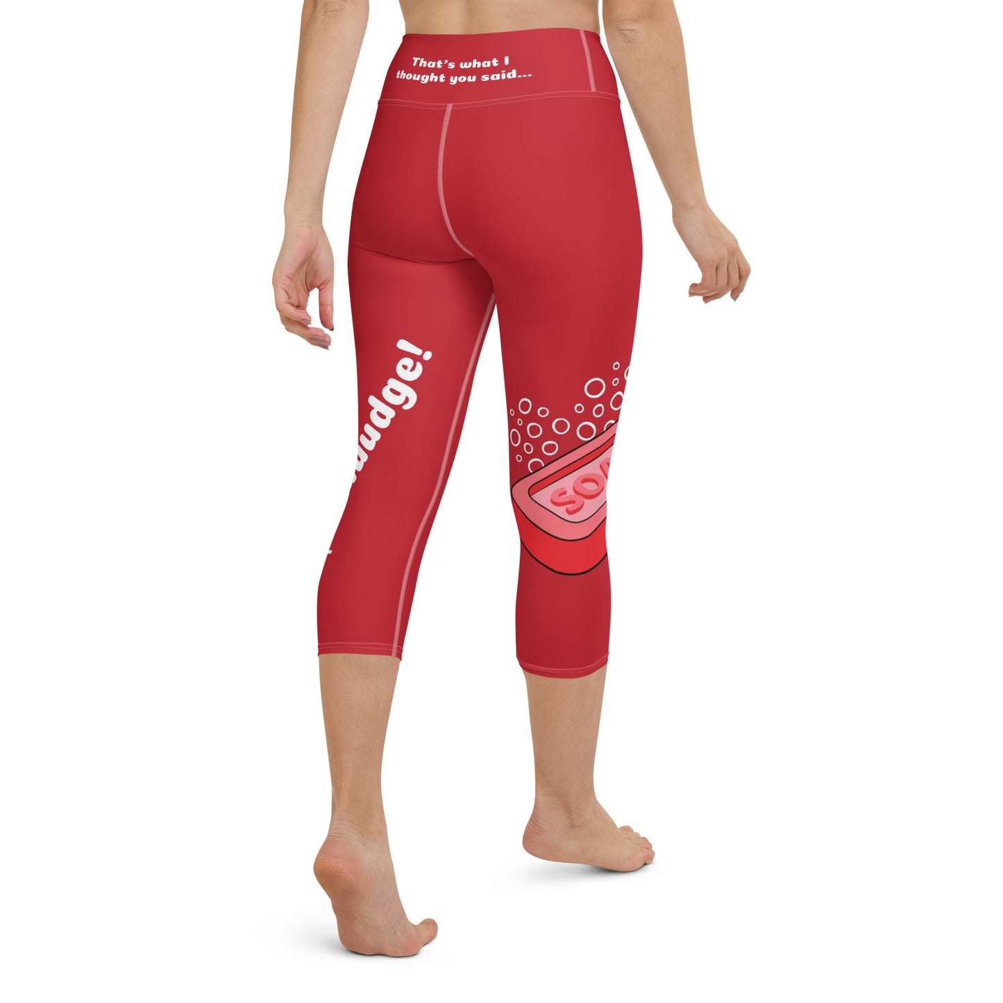 A Christmas Story "Oh Fudge" Capri Leggings