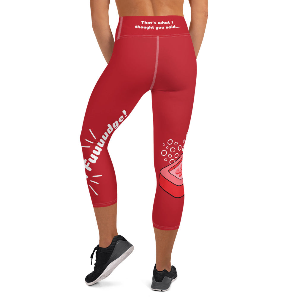 A Christmas Story "Oh Fudge" Capri Leggings