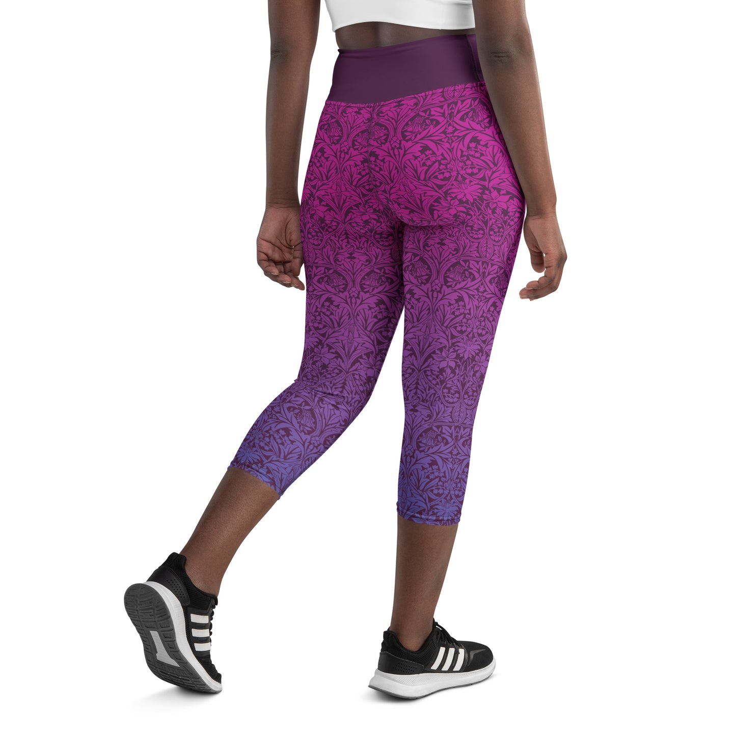 Plum Pacer Yoga Capri Leggings