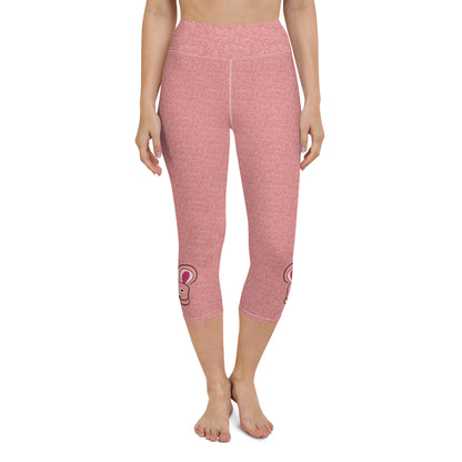 A Christmas Story Pink Nightmare Bunny Costume Capri Leggings