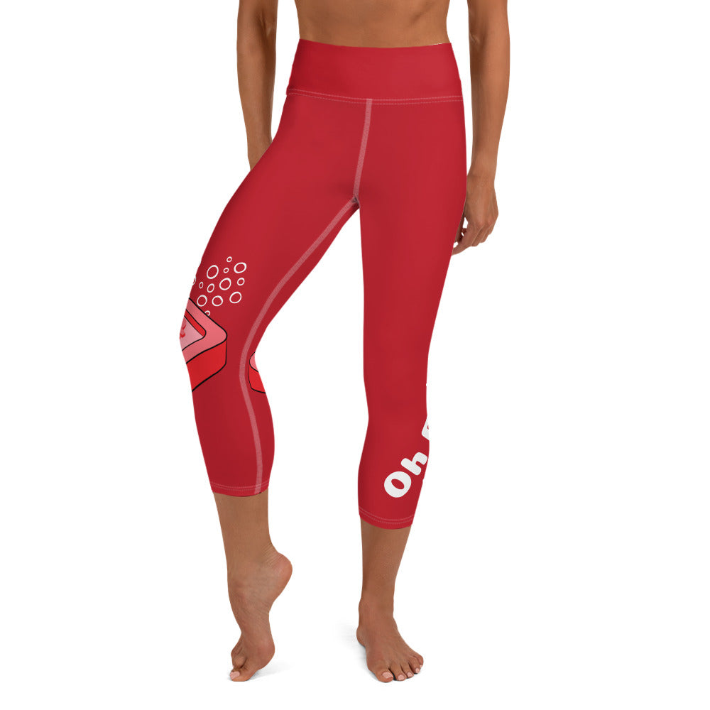 A Christmas Story "Oh Fudge" Capri Leggings